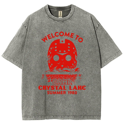 Welcome To Mystic Lake Vintage Distressed T-shirt