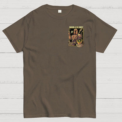 Rock Is The Way Front And Back Printing Geek T-Shirt