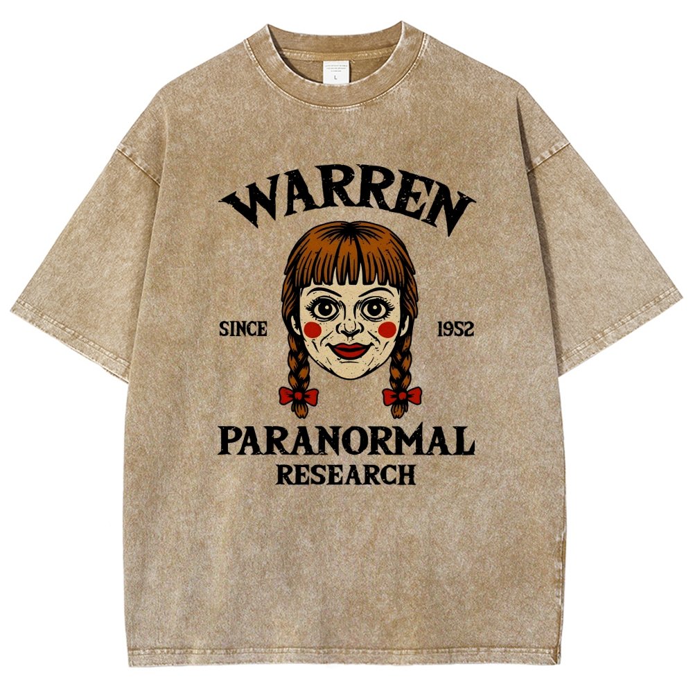 Warren Paranormal Research Vintage Distressed T-shirt