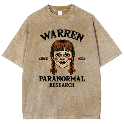 Warren Paranormal Research Vintage Distressed T-shirt