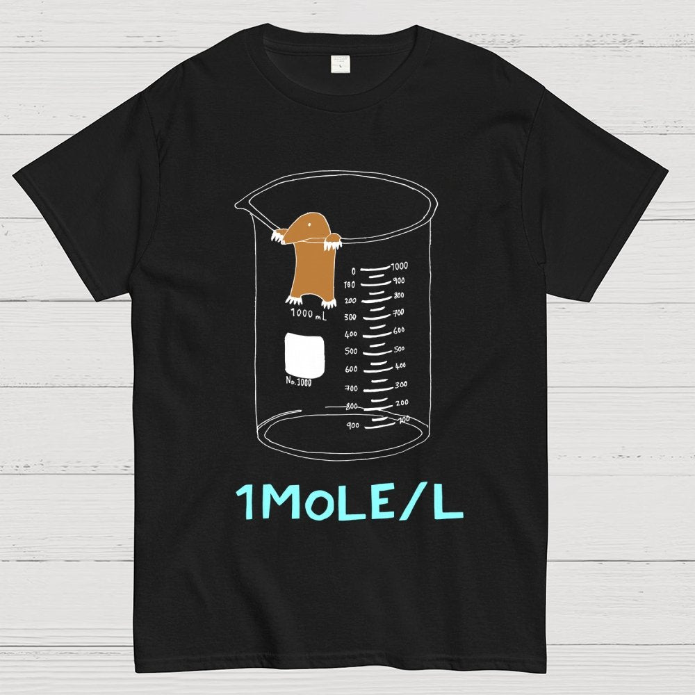 Ute One Mole Per Liter Chemistry Avogadros Day Geek T-Shirt