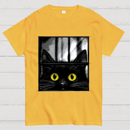 Creepy Cat Geek T-Shirt