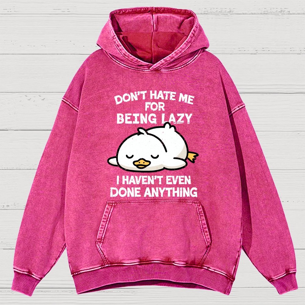 Duck Done Nothing Vintage Distressed Hoodie