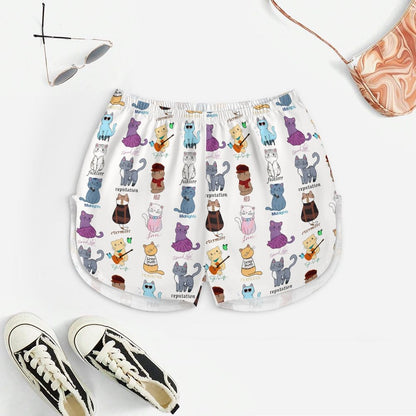 Cat Party Women's Geek Suspender Cami Set