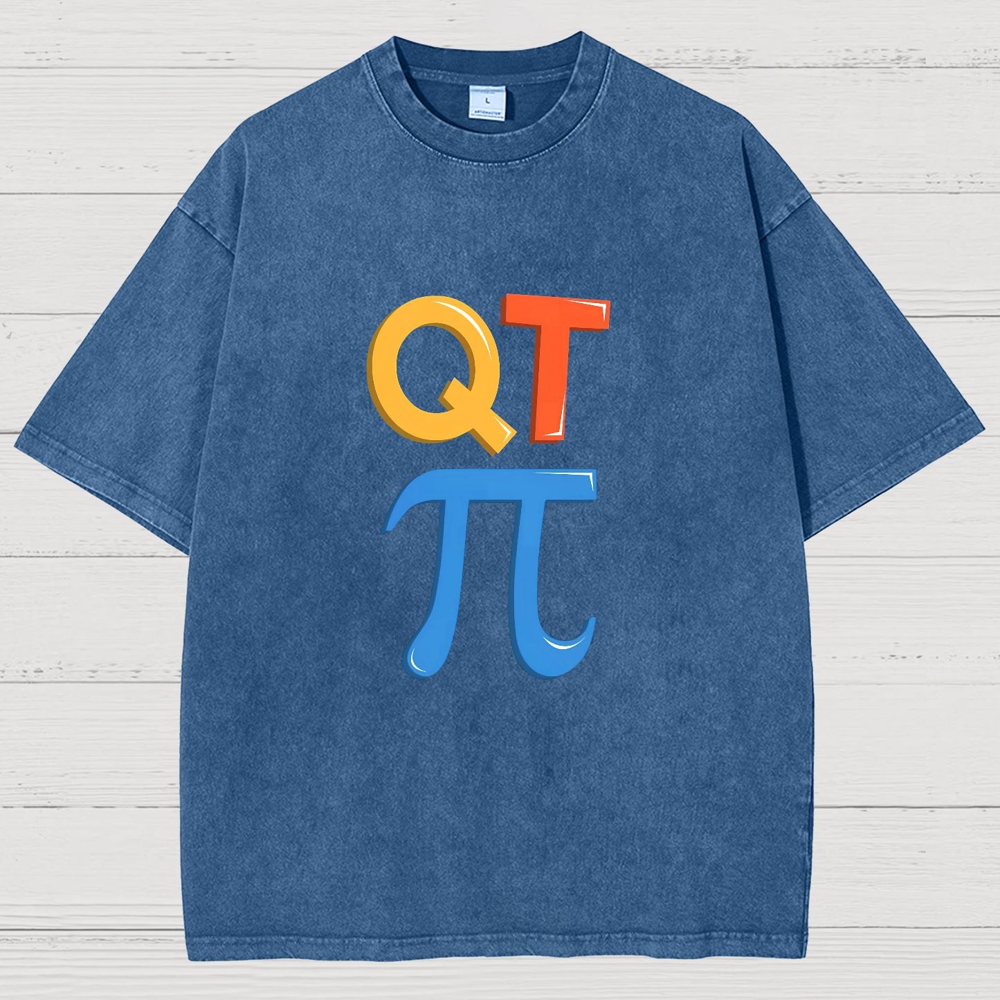 QT Pi Vintage Distressed T-shirt