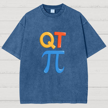 QT Pi Vintage Distressed T-shirt