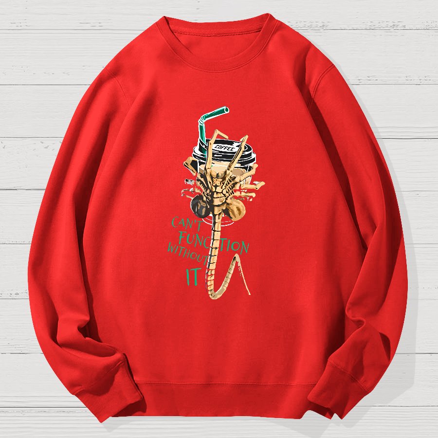 Can't Function Without It Geek Cotton Sweatshirt