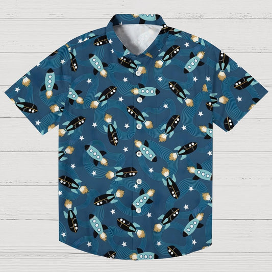 Space Planet Series Geek Hawaiian Shirt