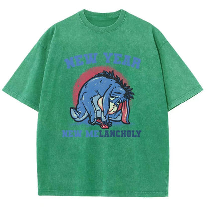 New Year New Melancholy Vintage Distressed T-shirt