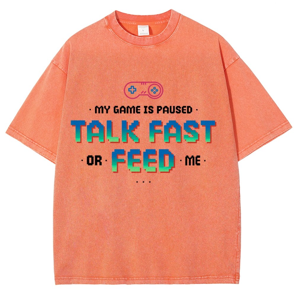 Feed the Gamer Vintage Distressed T-shirt