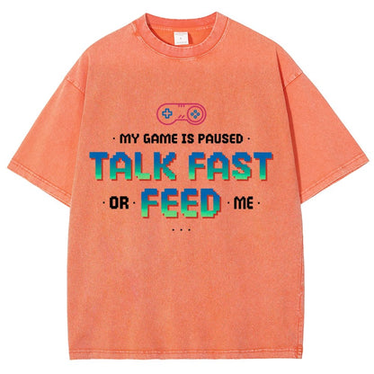 Feed the Gamer Vintage Distressed T-shirt