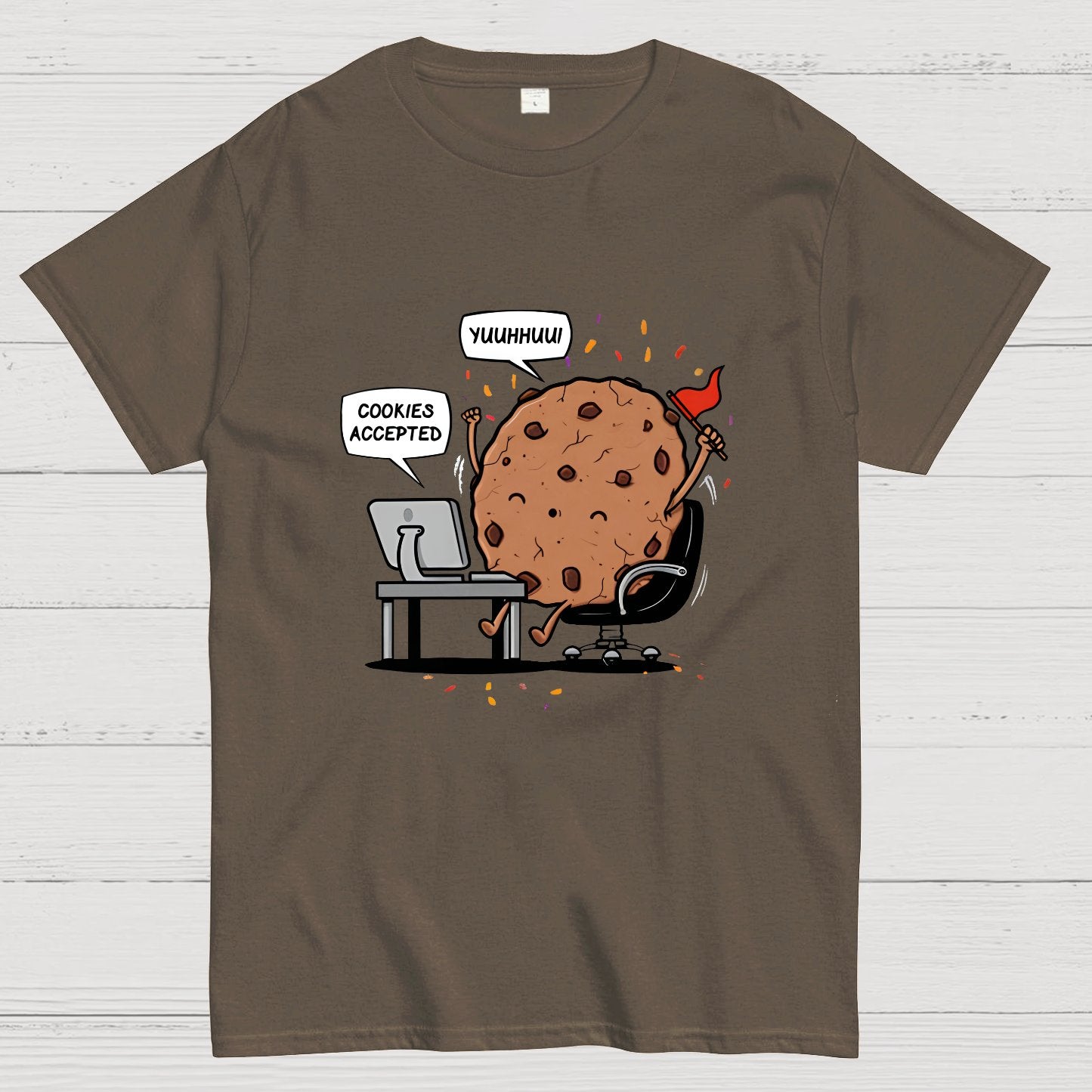 Cookies Accepted Nerdy T-Shirt