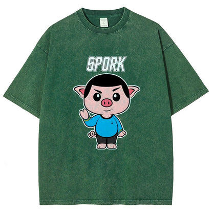 Spork Vintage Distressed T-shirt
