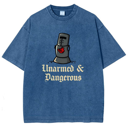 Unarmed And Dangerous Vintage Distressed T-shirt