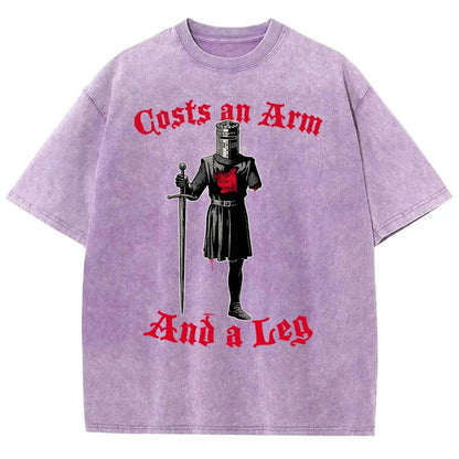 Black Knight Debt Vintage Distressed T-shirt