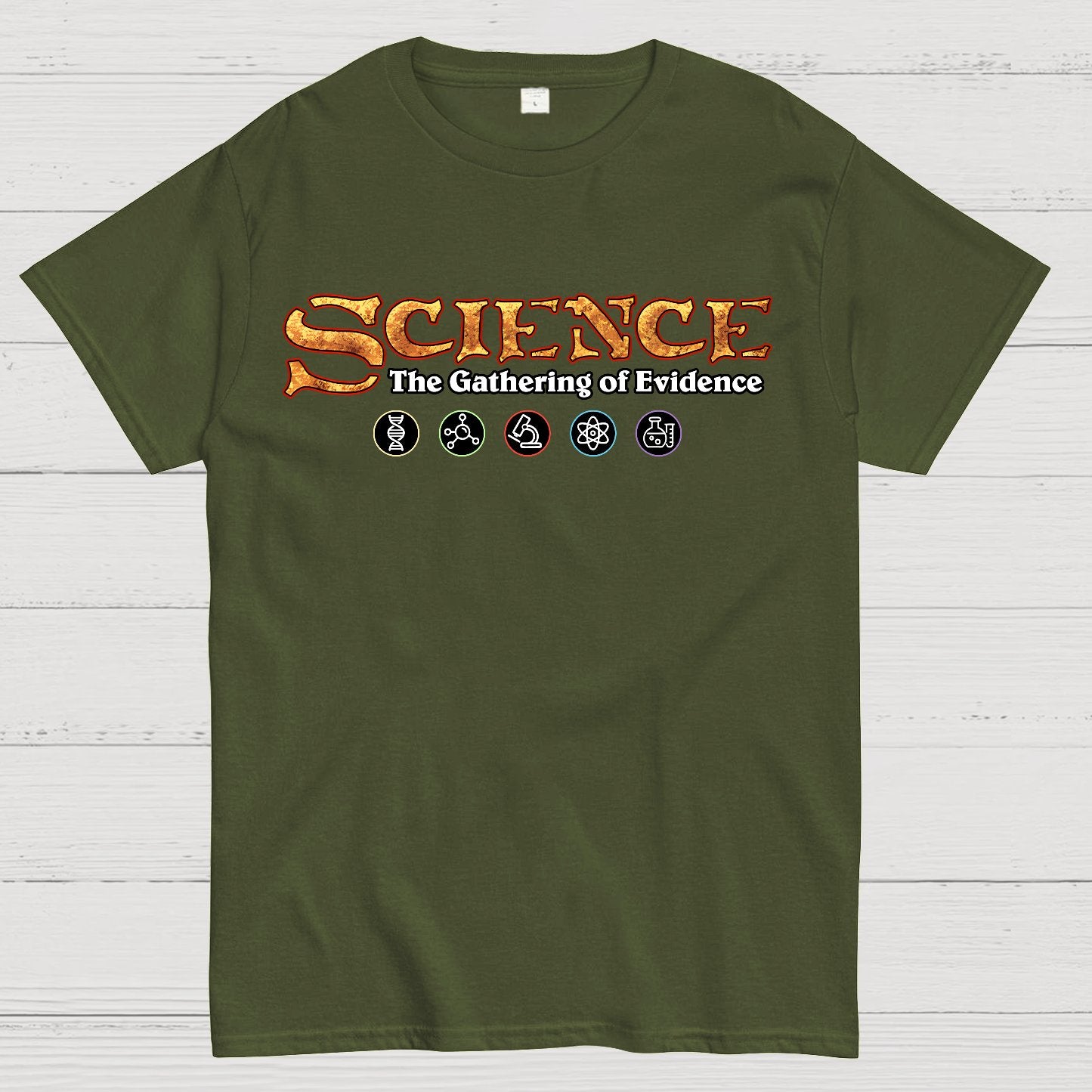 Science The Gathering of Evidence Geek T-Shirt