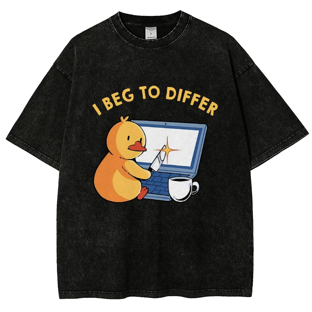 I Beg To Differ Vintage Distressed T-shirt