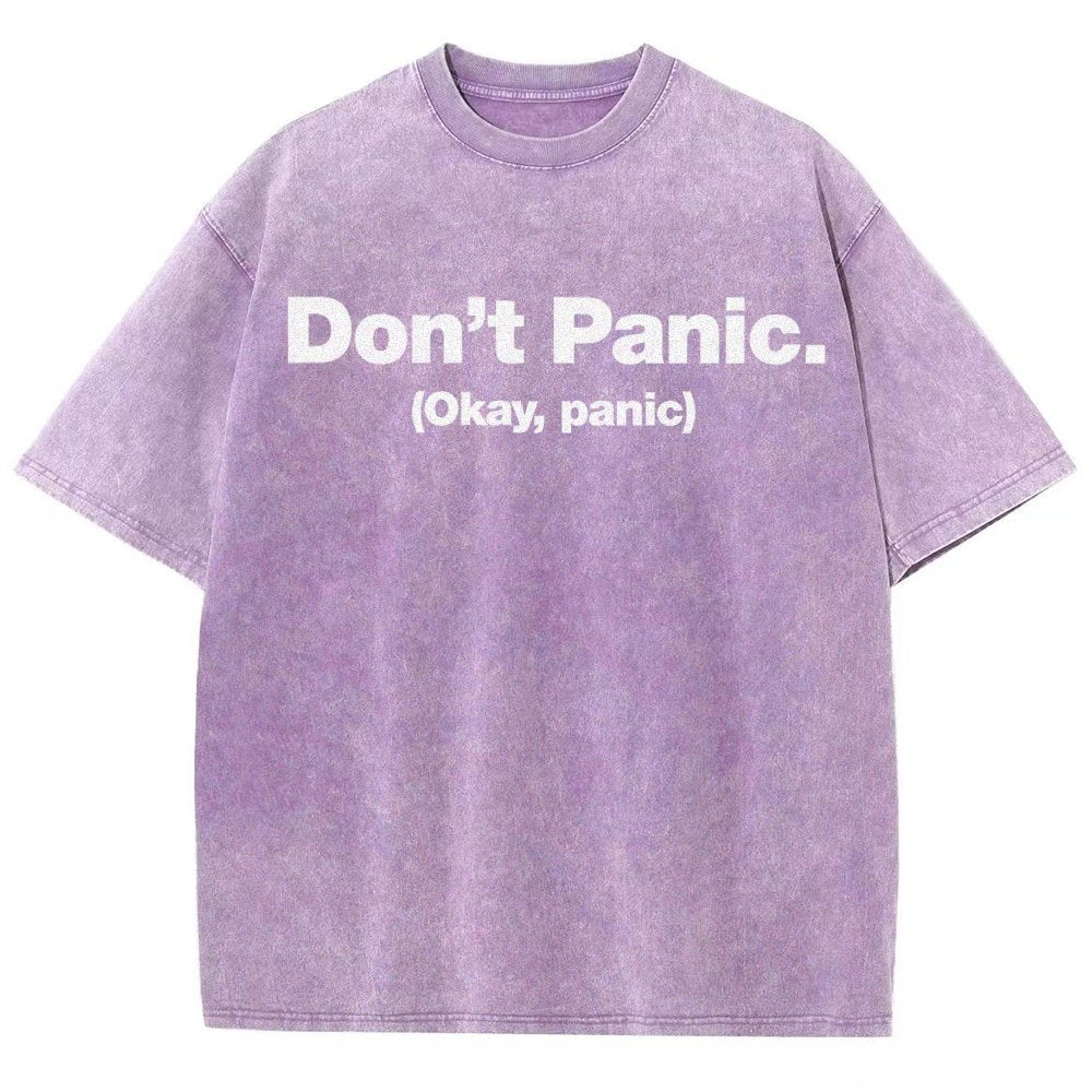 Okay Panic Vintage Distressed T-shirt