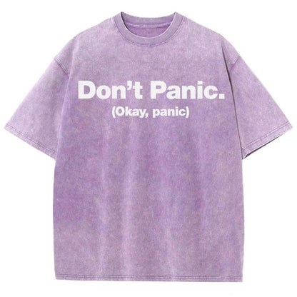 Okay Panic Vintage Distressed T-shirt