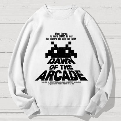 Dawn of the Arcade Geek Cotton Sweatshirt