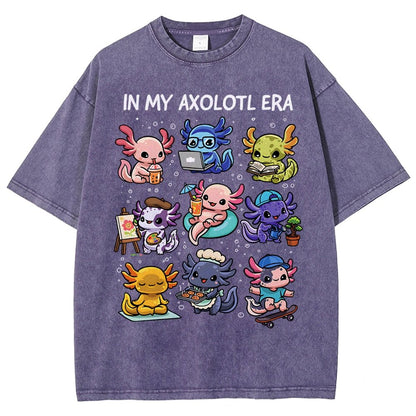 In My Axolotl Era Vintage Distressed T-shirt