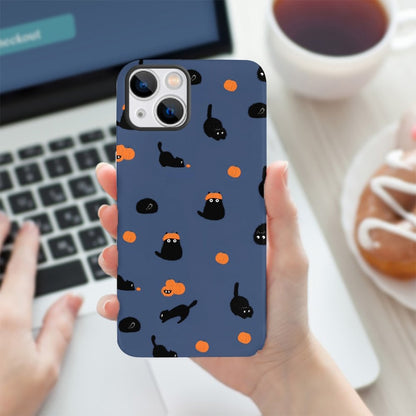 Halloween Pumpkin Black Cat Phone Cases