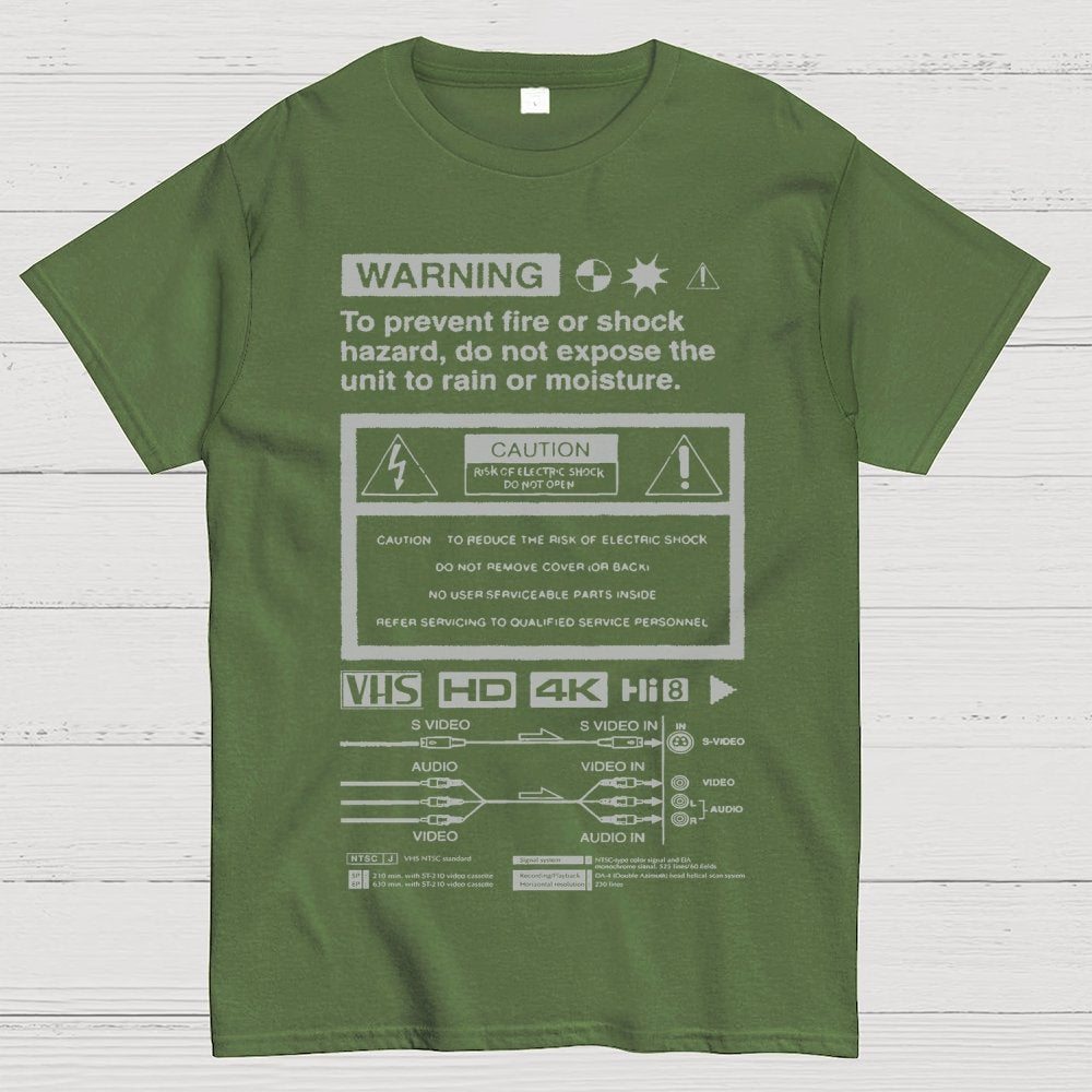 VCR Danger Geek T-Shirt