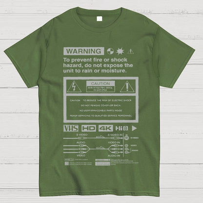 VCR Danger Geek T-Shirt