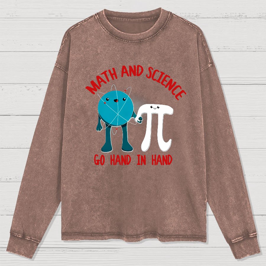 Math & Science - Friends Forever Washed Long Sleeve Tee
