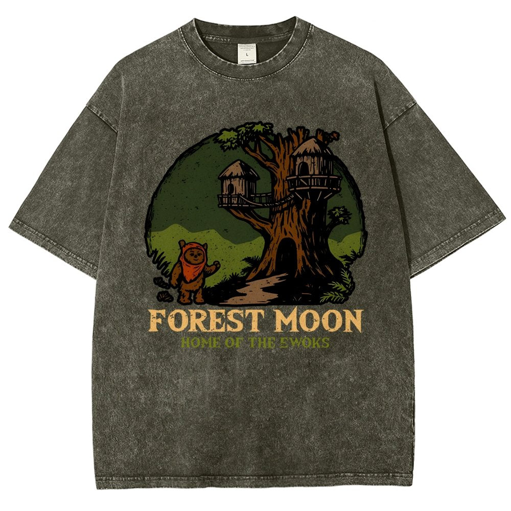 Woodland Moon Home Vintage Distressed T-shirt