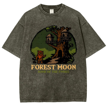 Woodland Moon Home Vintage Distressed T-shirt