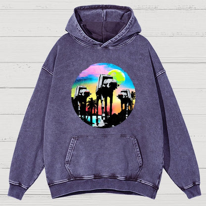 Retro Walker Adventure Vintage Distressed Hoodie