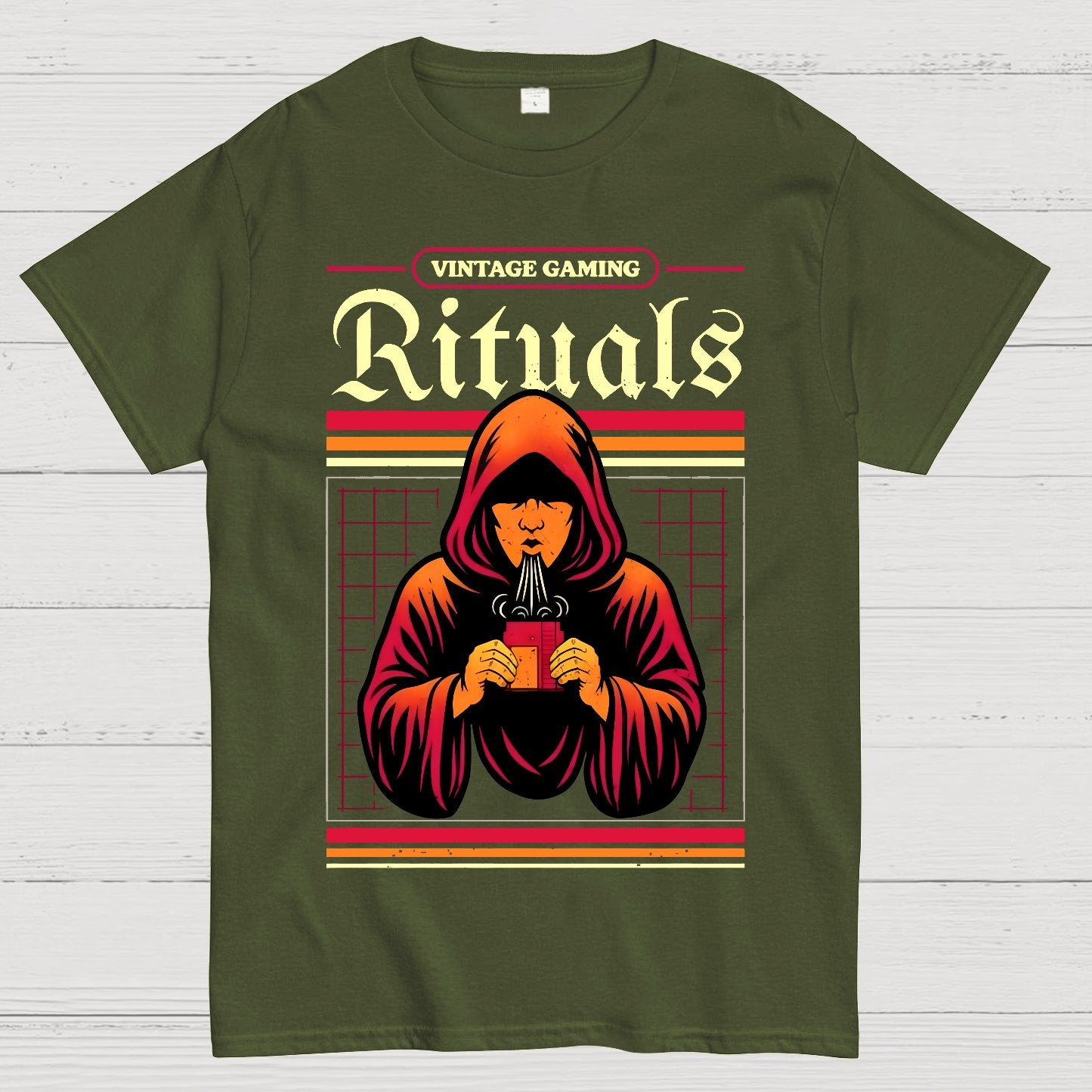 Vintage Gaming Rituals Geek T-Shirt