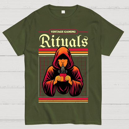 Vintage Gaming Rituals Geek T-Shirt