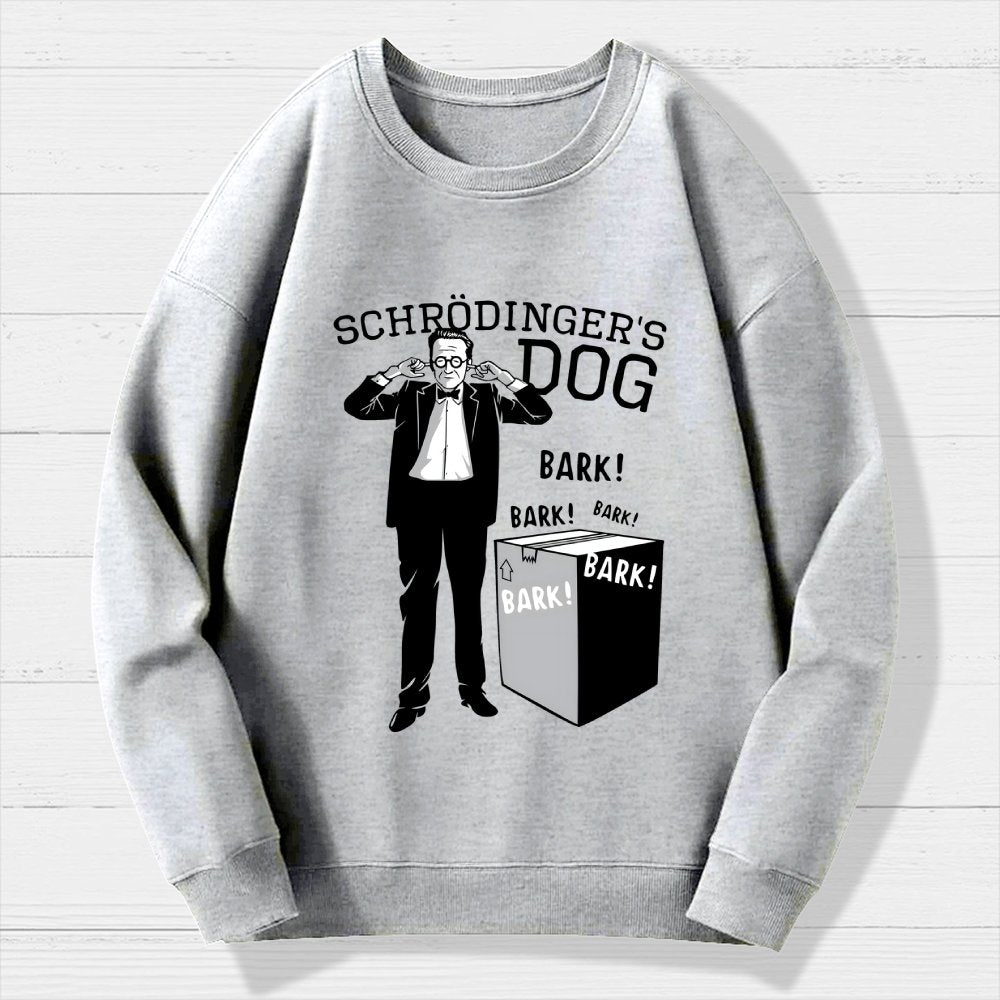 Schrodinger's Dog Geek Cotton Sweatshirt
