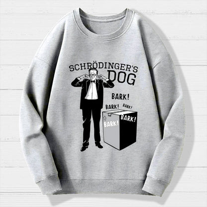 Schrodinger's Dog Geek Cotton Sweatshirt