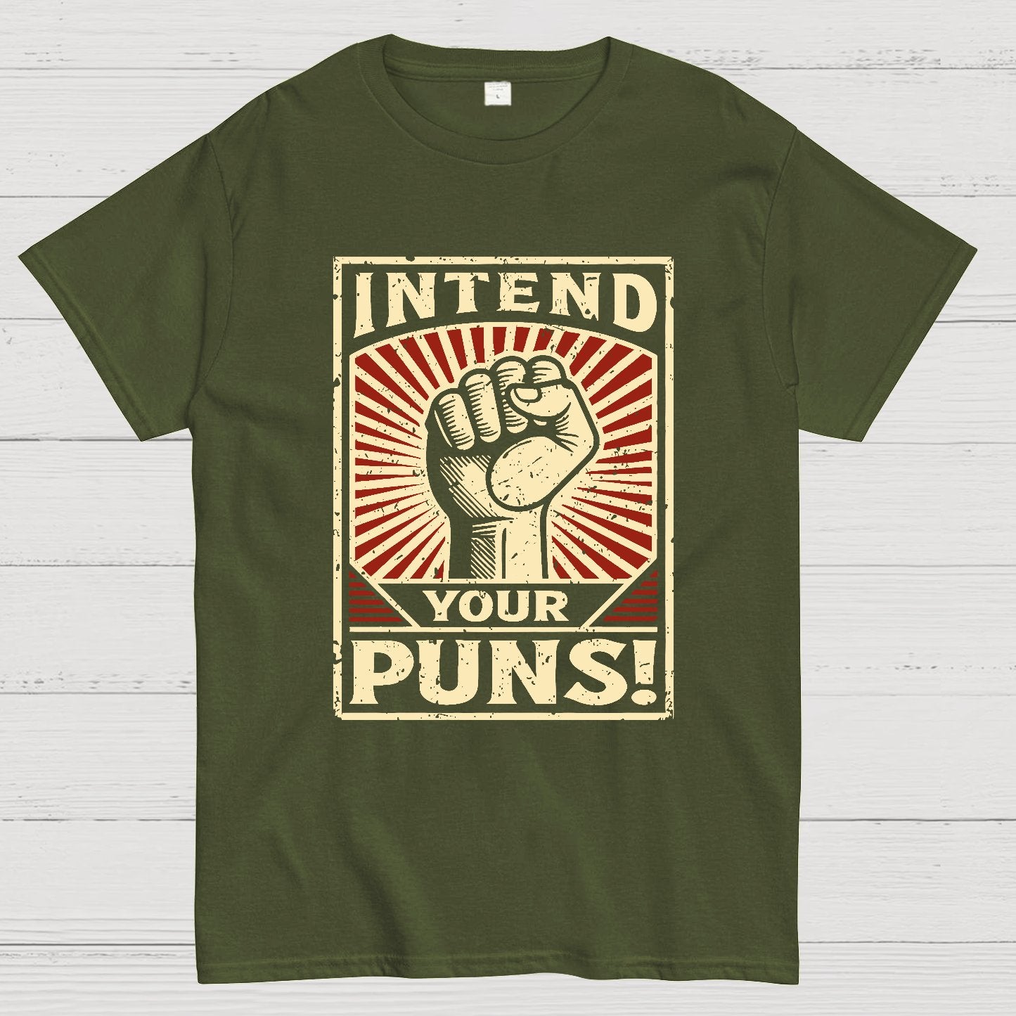 Intend Your Puns Geek T-Shirt