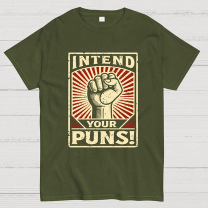 Intend Your Puns Geek T-Shirt