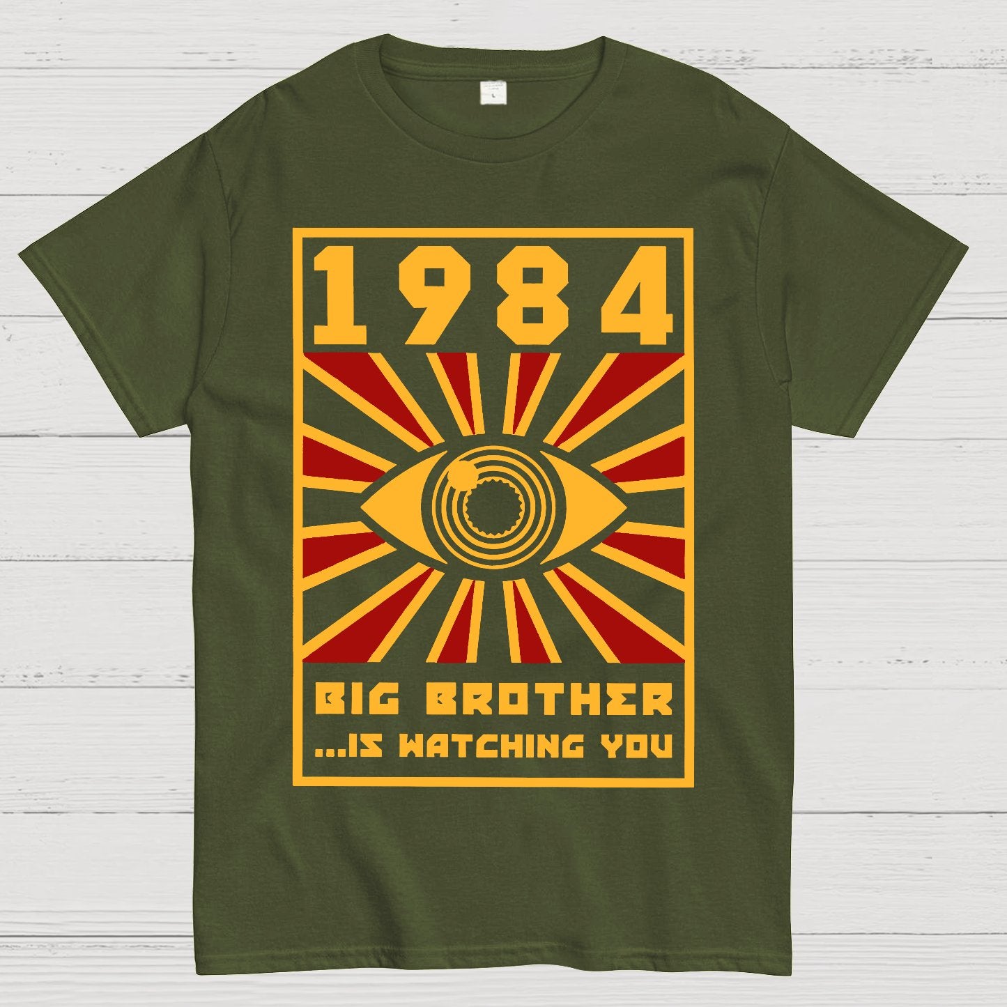 1984 Big Brother Is Watching You Geek T-Shirt