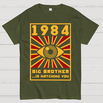 1984 Big Brother Is Watching You Geek T-Shirt