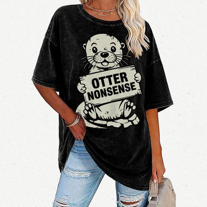 Otterly Nonsensical Vintage Distressed T-shirt