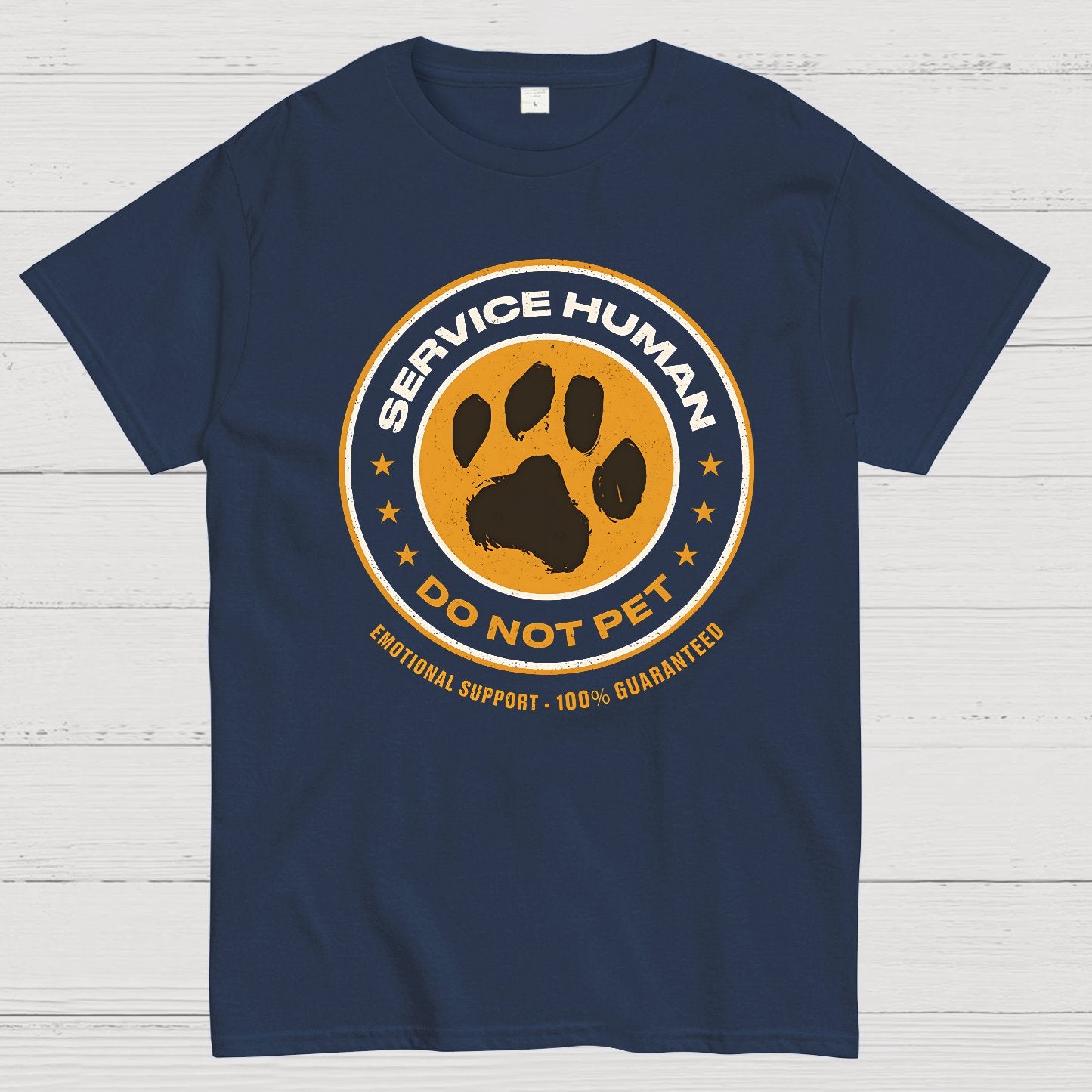 Service Human Do Not Pet Geek T-Shirt