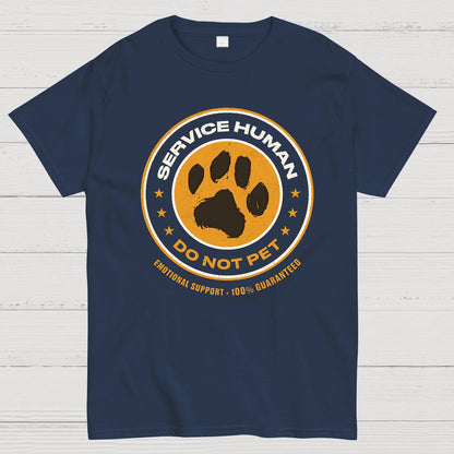 Service Human Do Not Pet Geek T-Shirt