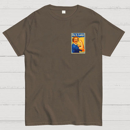 Do It Lady Front And Back Printing Geek T-Shirt