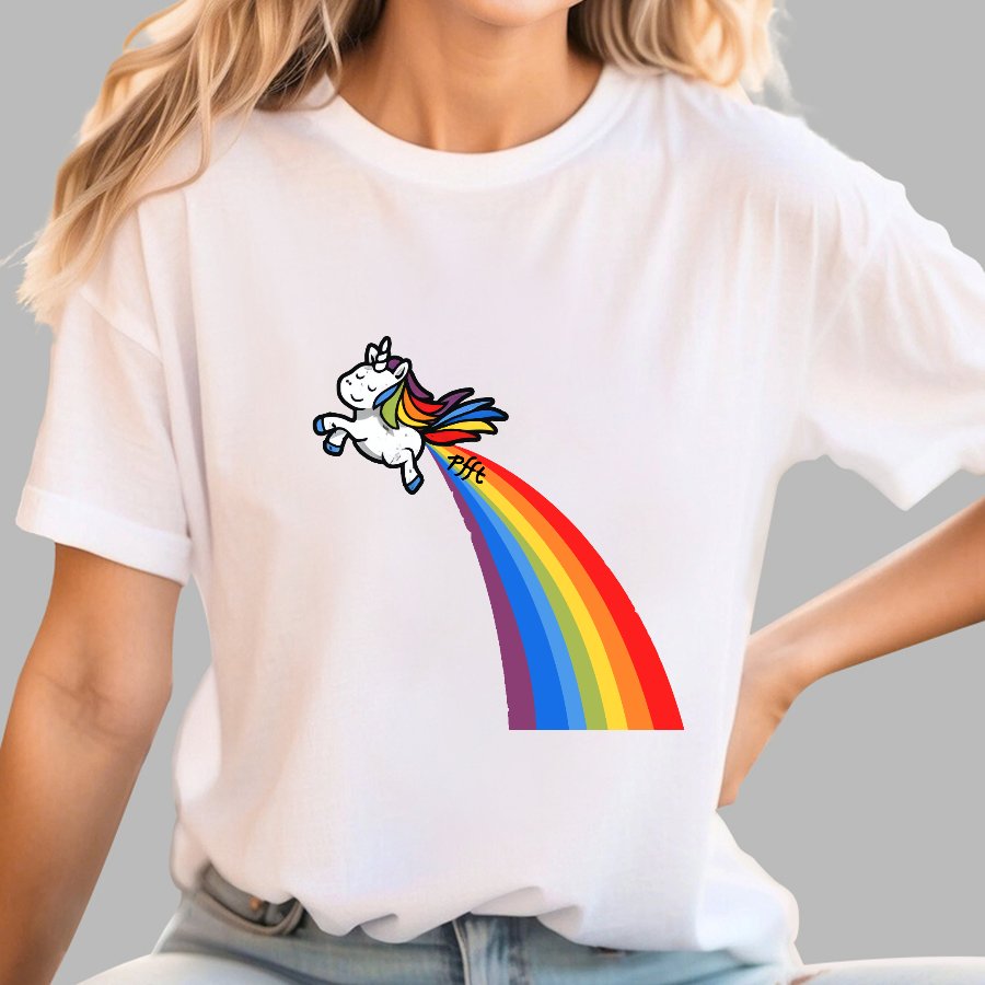 I Fart Rainbows Geek T-Shirt