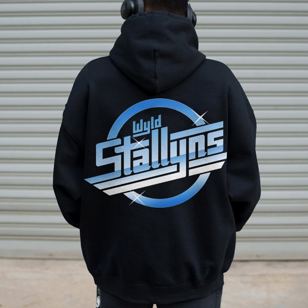 Wyld Stroke Printed Back Unisex Cotton Hoodie