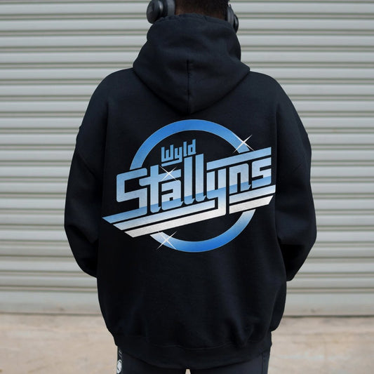 Wyld Stroke Printed Back Unisex Cotton Hoodie