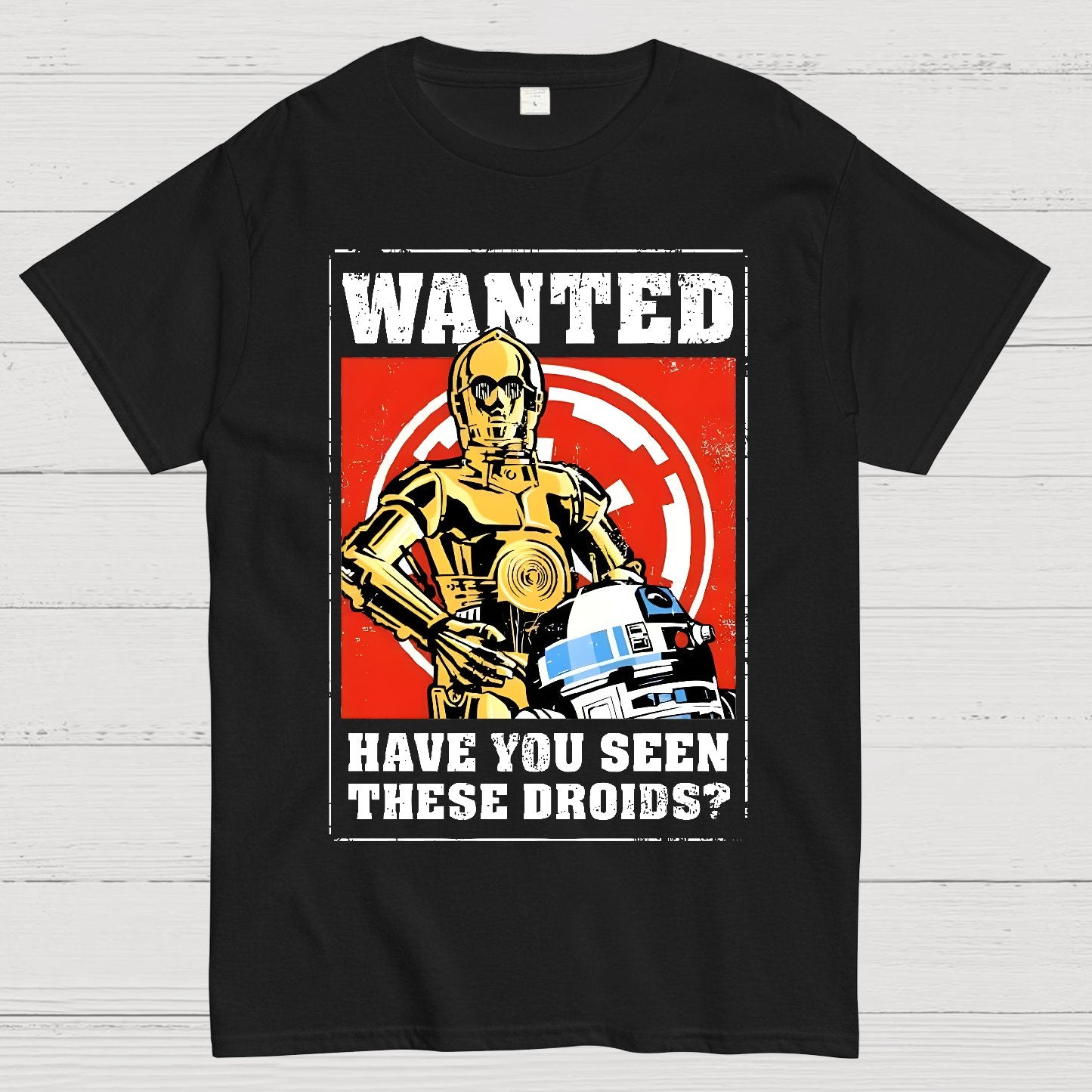 Wanted Robot Geek T-Shirt