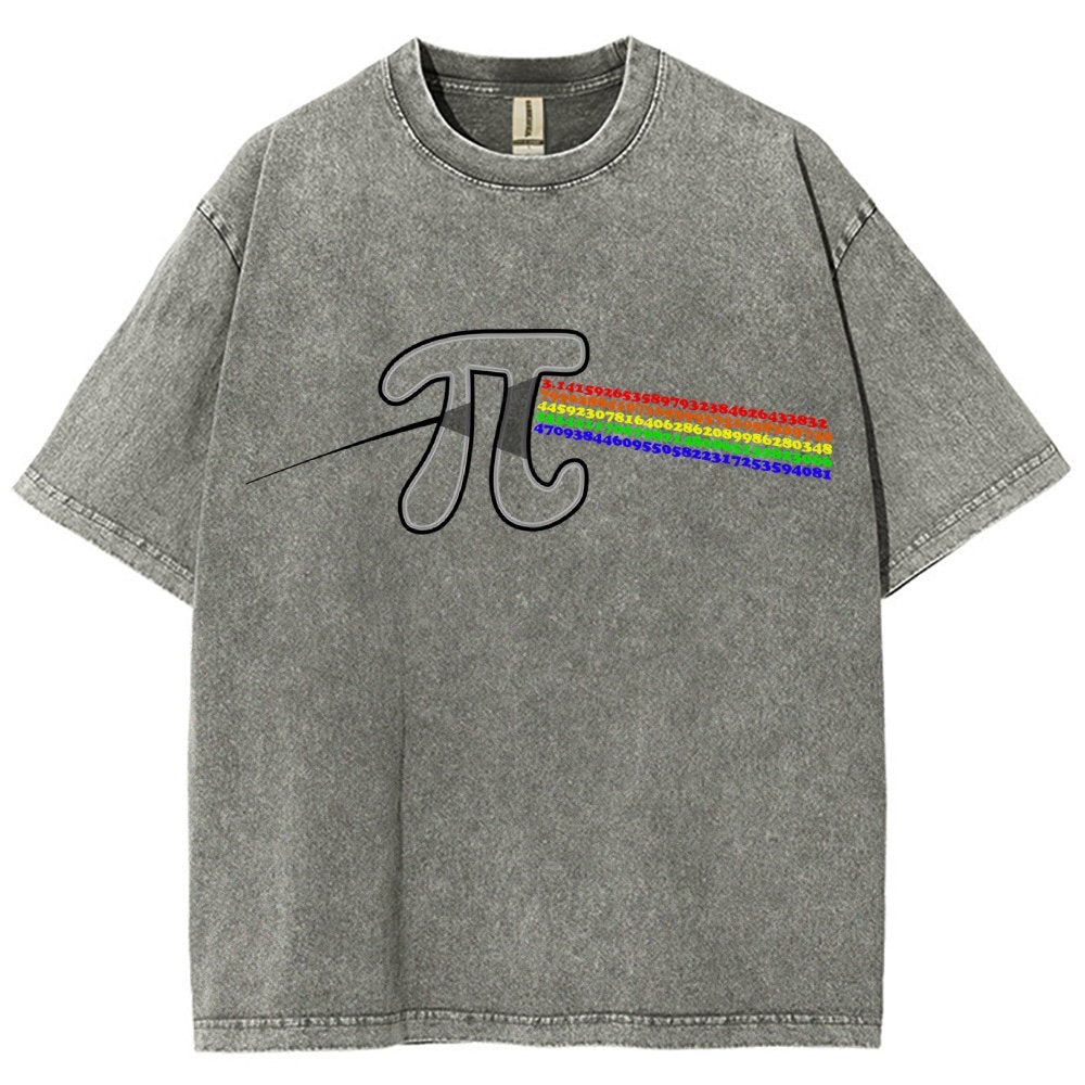 Pi Flow Vintage Distressed T-shirt