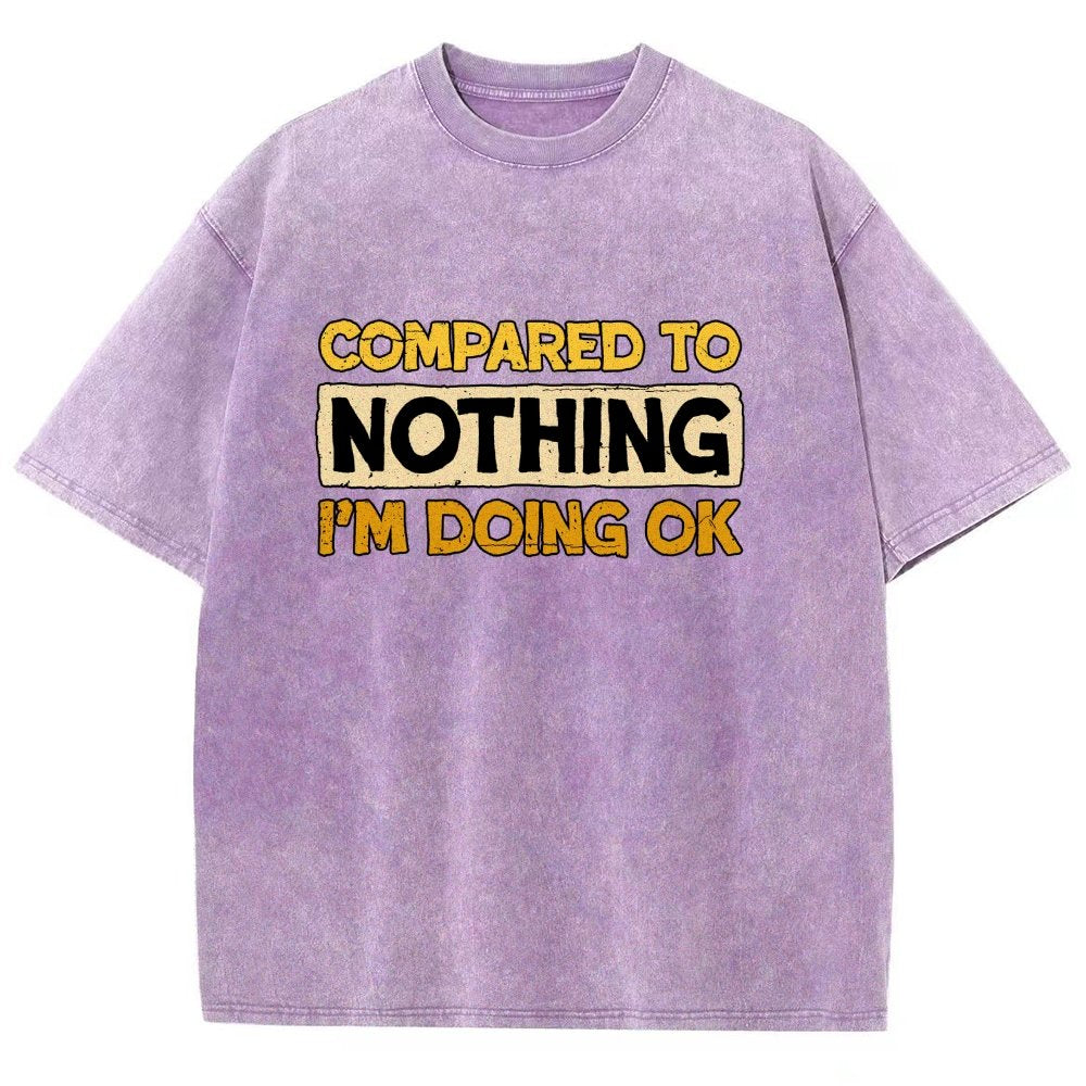 Ok Compared To Nothing Vintage Distressed T-shirt